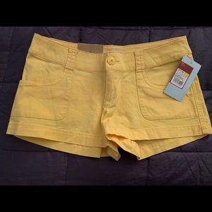 Yellow Shorts, Brand New